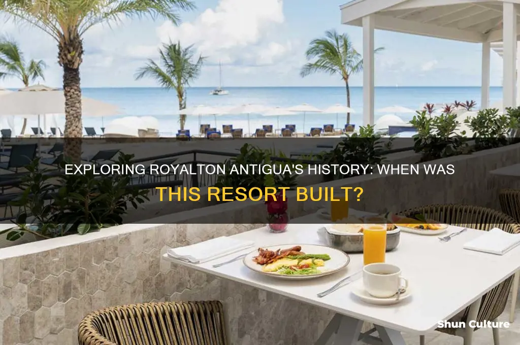when was royalton antigua built