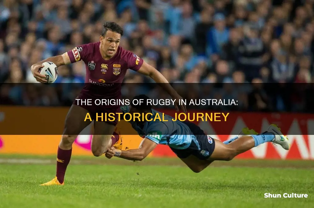 when was rugby first played in australia