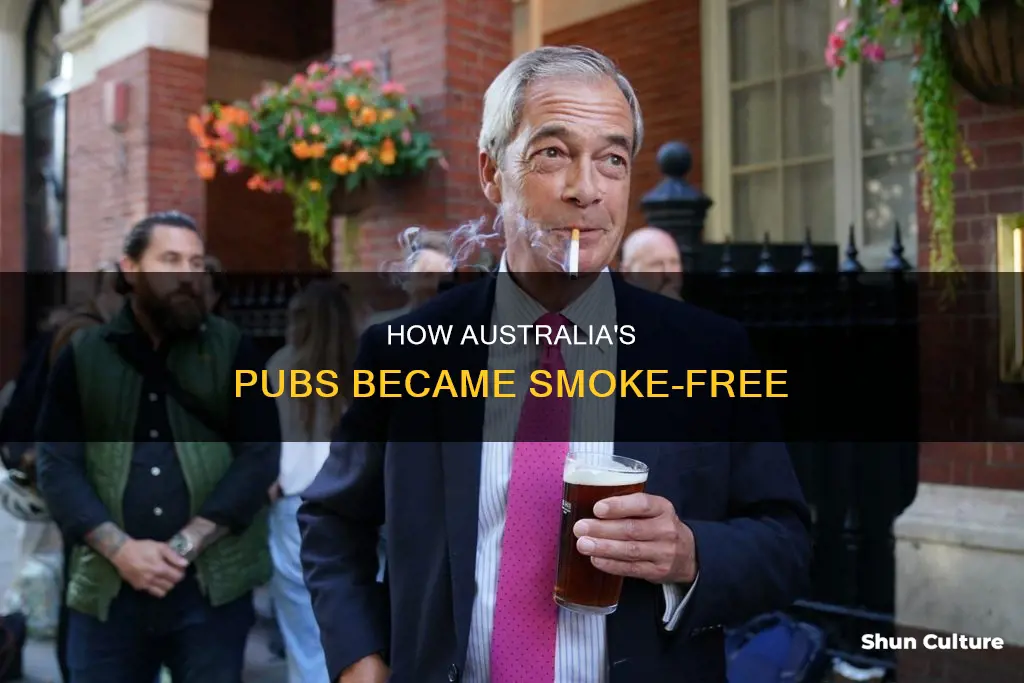 when was smoking banned in pubs australia