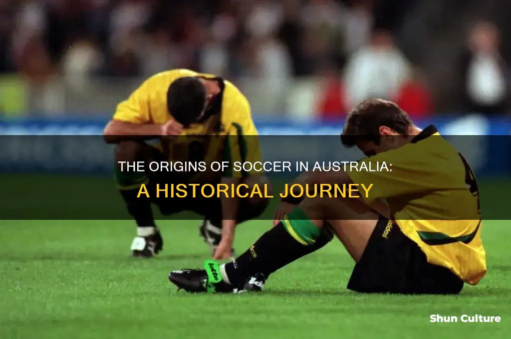 when was soccer first played in australia