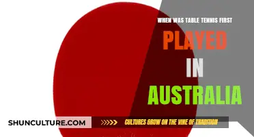 The Origins of Table Tennis in Australia: A Historical Overview