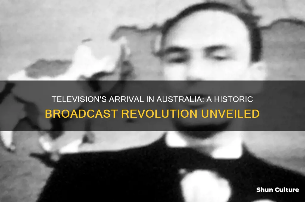 when was television first introduced to australia