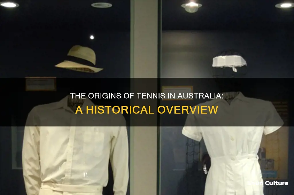 when was tennis first played in australia