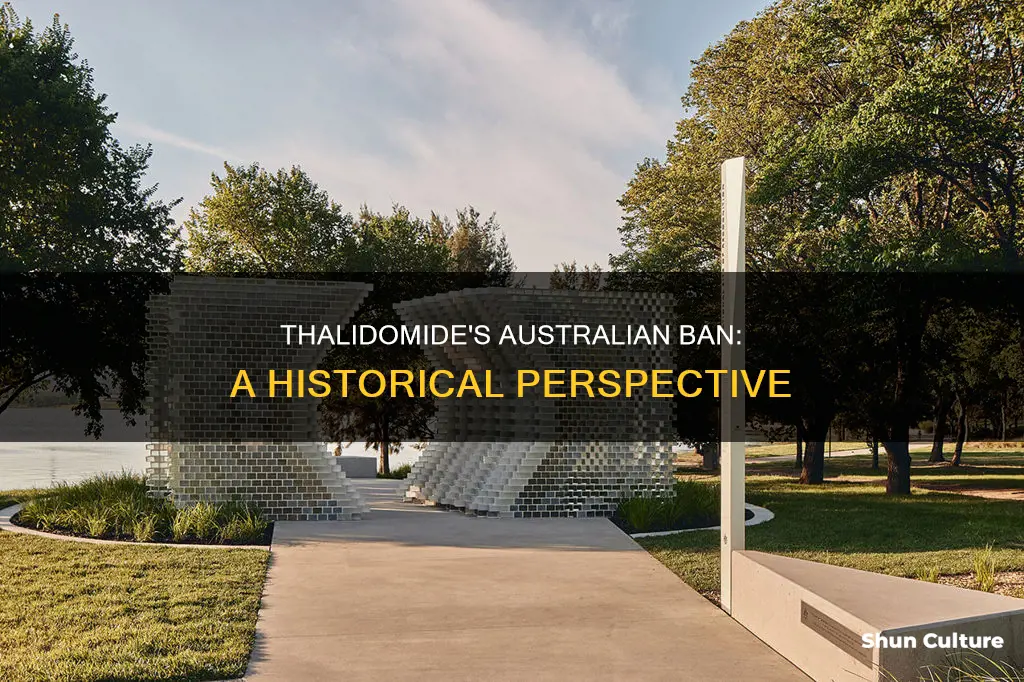 when was thalidomide banned in australia