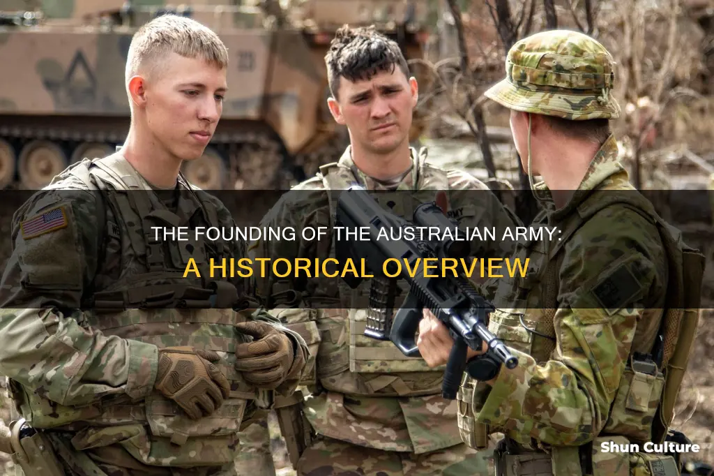 when was the australian army founded