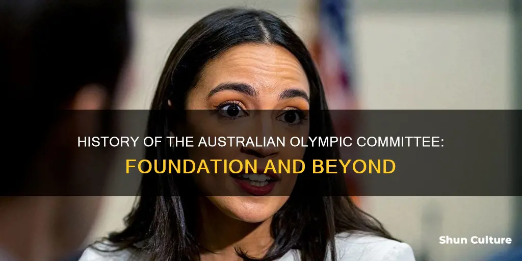 when was the australian olympic committee founded
