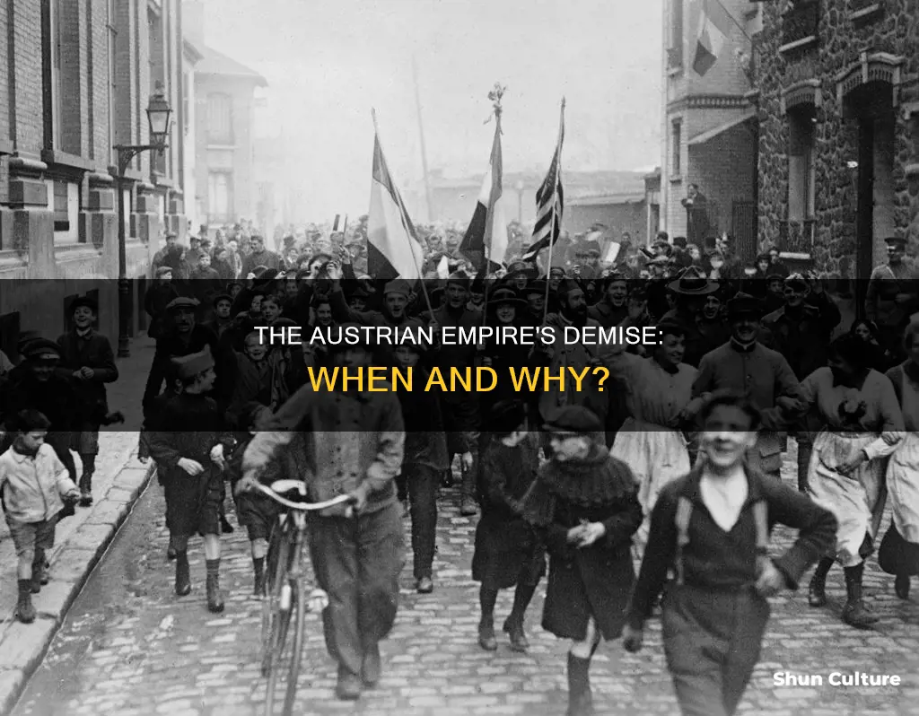 when was the austrian empire defeated