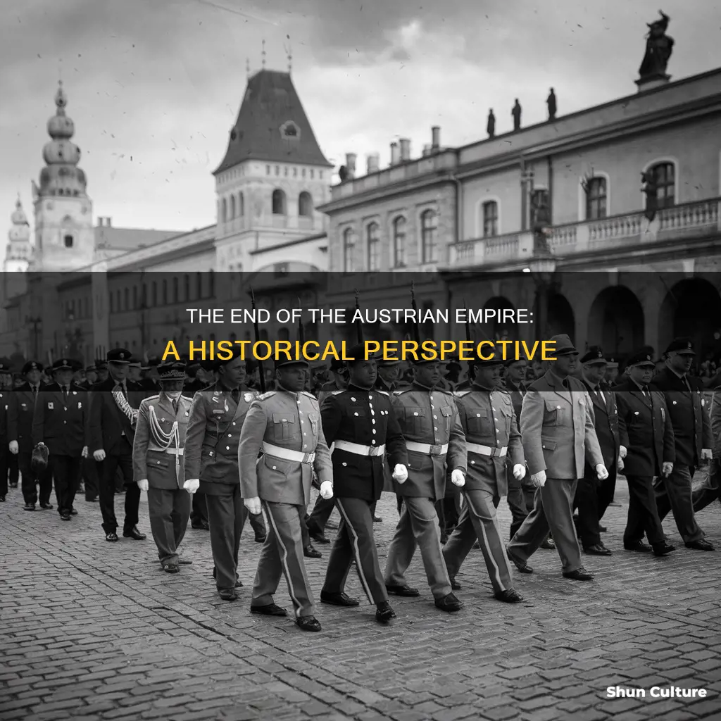 when was the austrian empire dissolved