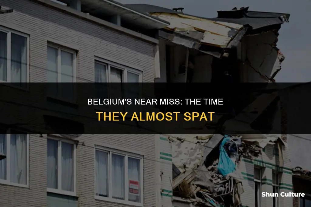 when was the closest that belgium was to spitting