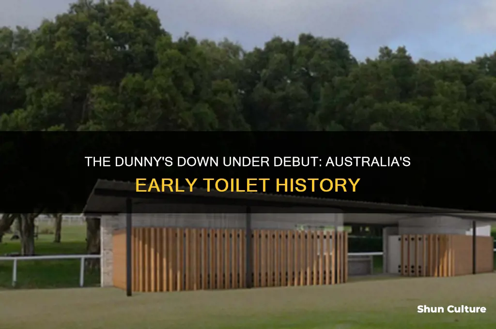 when was the dunny first used in australia