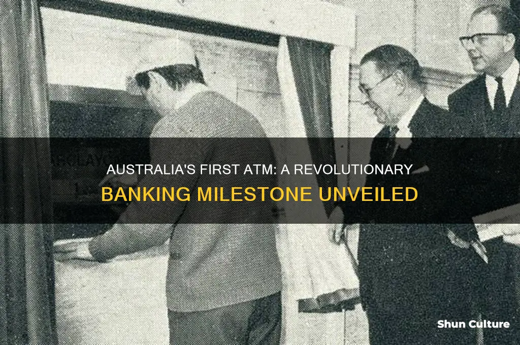 when was the first atm in australia