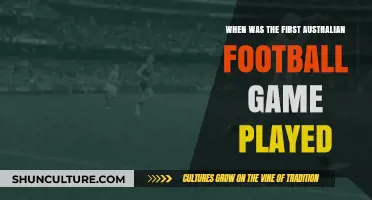 The Origins of Australian Football: A Historical First Match
