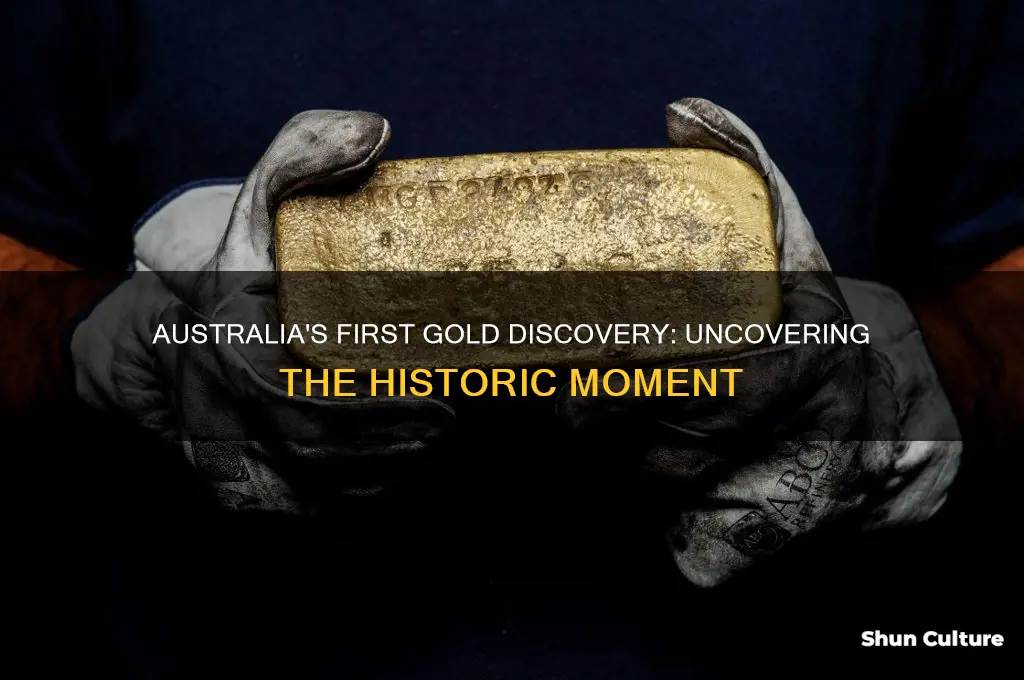 when was the first bit of gold found in australia