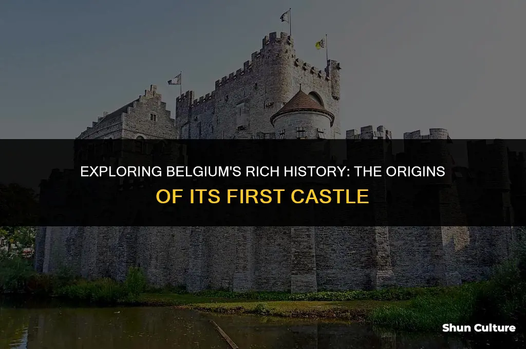 when was the first castle built in belgium