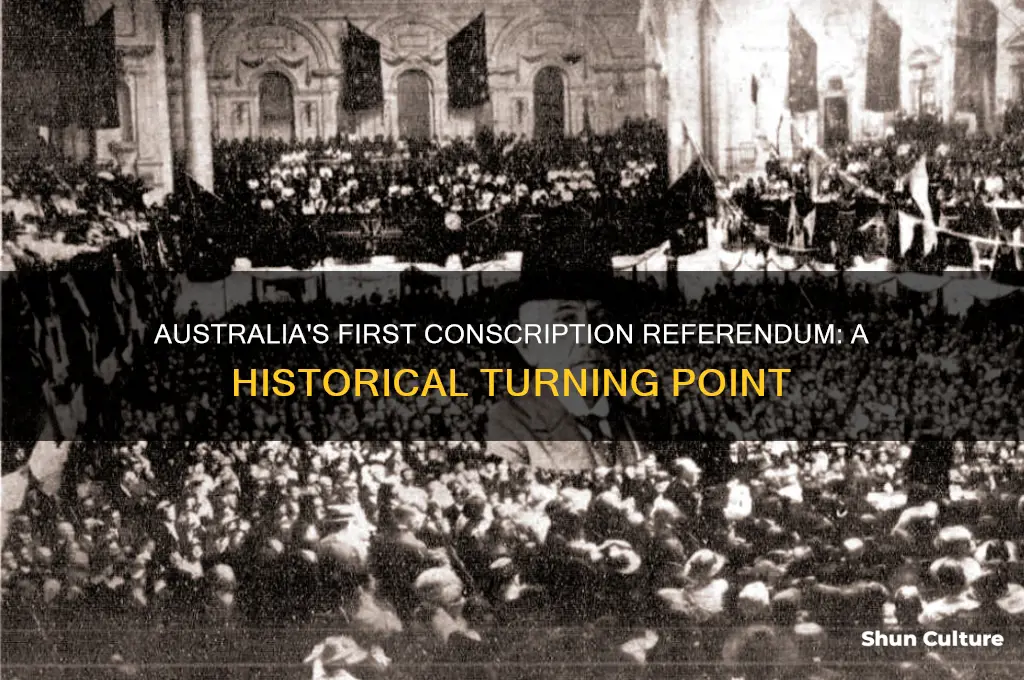 when was the first conscription referendum in australia