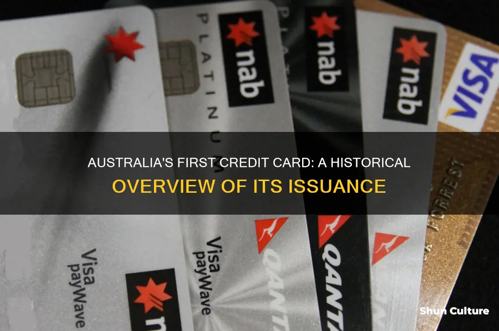 when was the first credit card issued in australia
