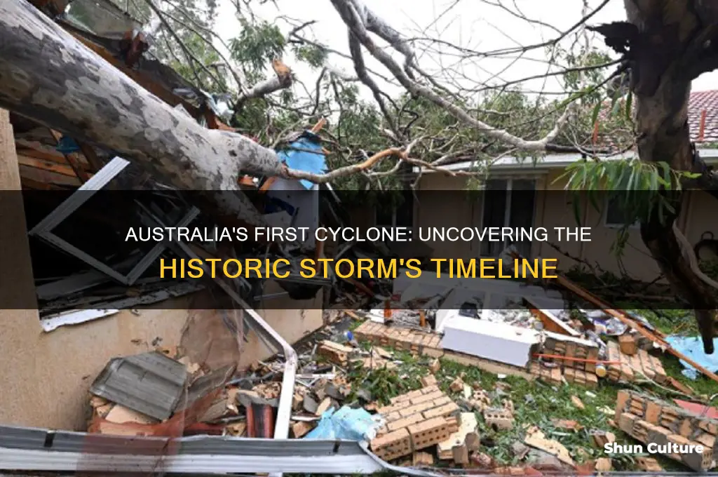 when was the first cyclone in australia