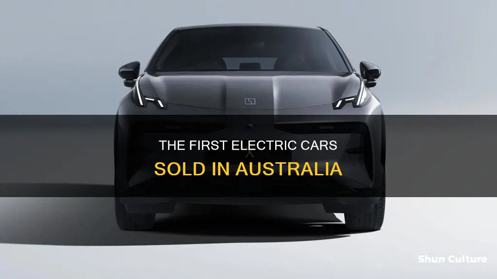 when was the first electric car sold in australia