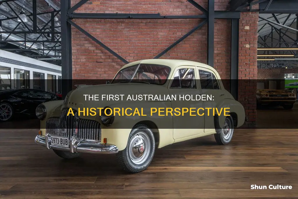 when was the first holden car made in australia