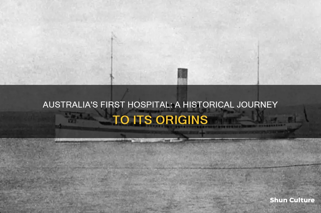 when was the first hospital built in australia