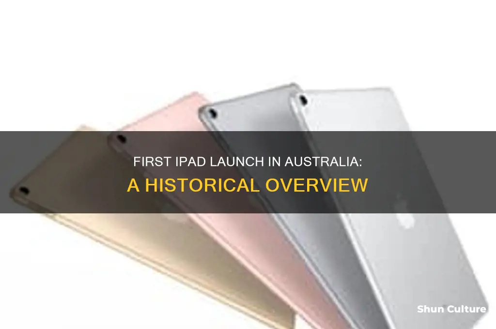 when was the first ipad released in australia