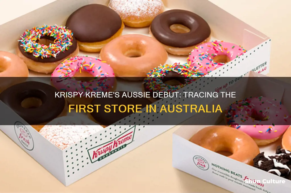 when was the first krispy kreme in australia