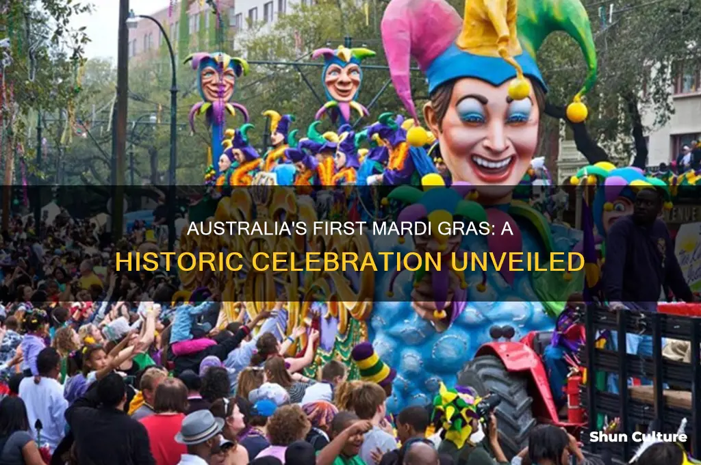 when was the first mardi gras in australia
