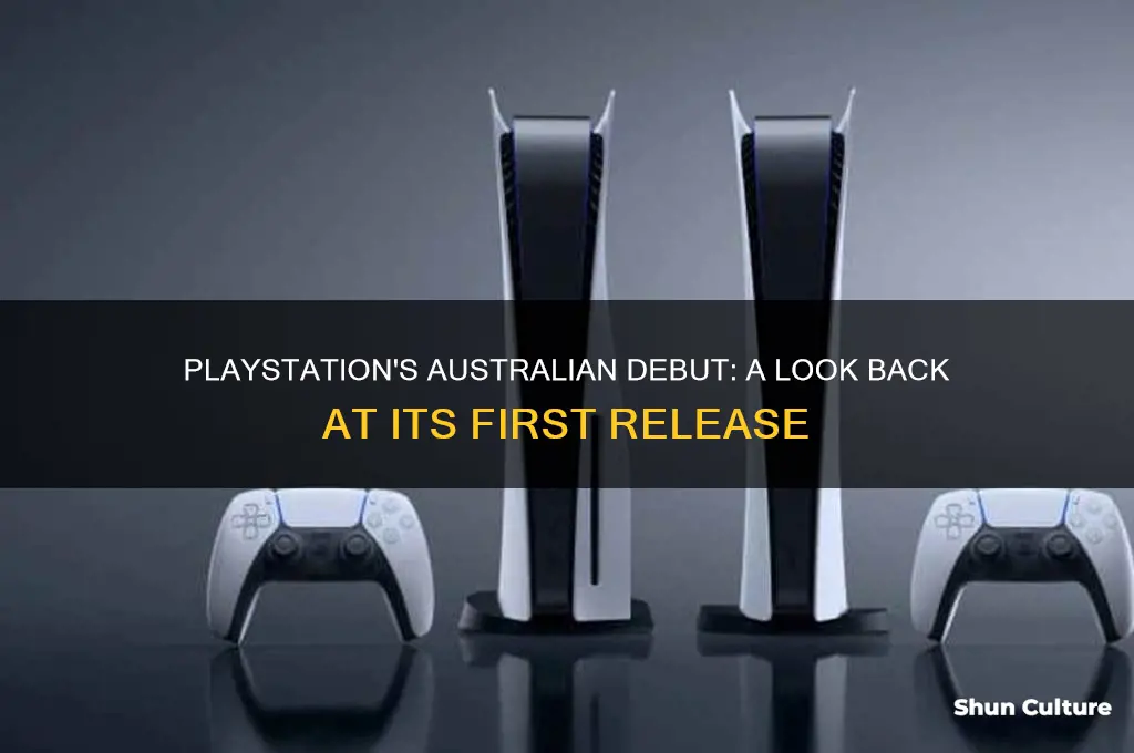 when was the first playstation released in australia