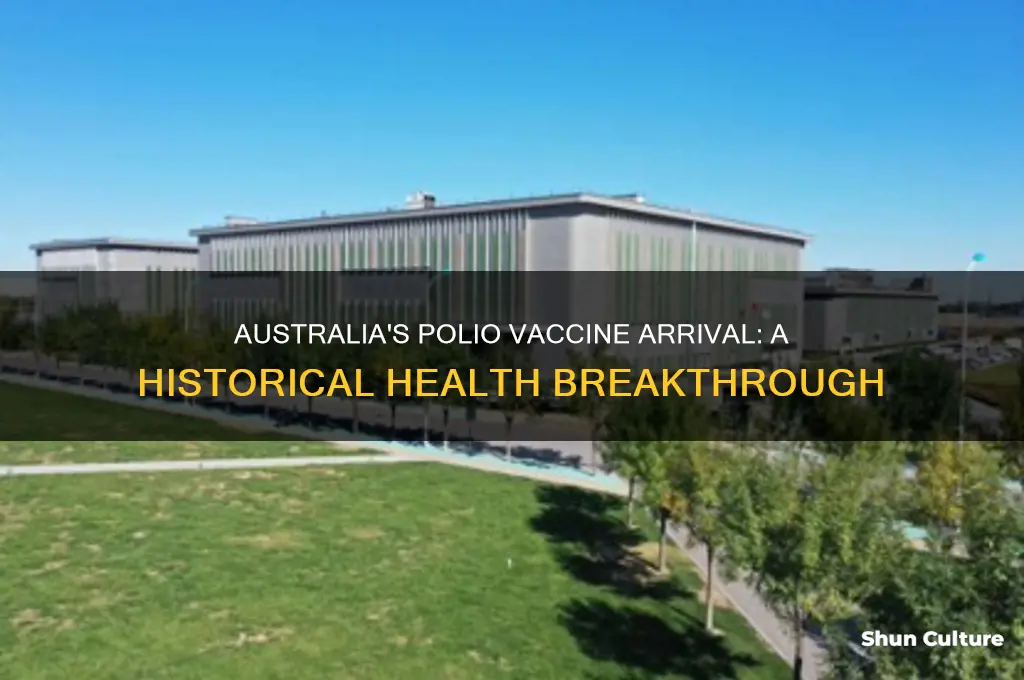 when was the first polio vaccine available in australia