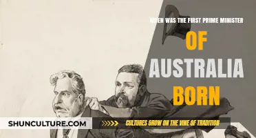The Birth of Australia's First Prime Minister: A Historical Overview