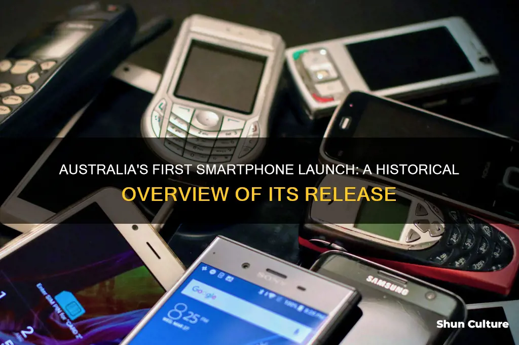 when was the first smartphone released in australia
