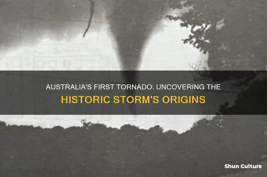 when was the first tornado in australia