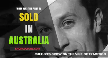 Australia's TV Revolution: The First Television Sale Unveiled