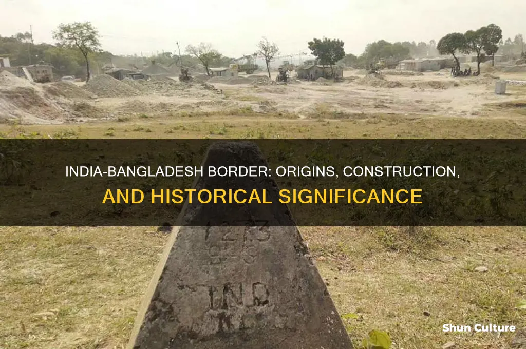 when was the india bangladesh border built