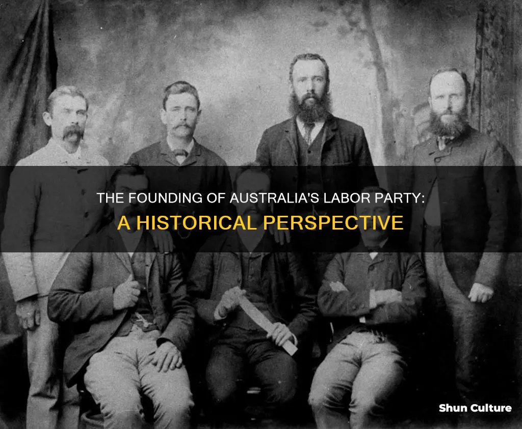 when was the labour party founded australia