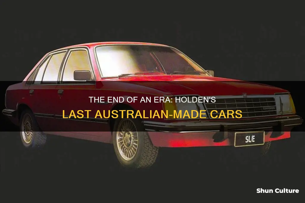 when was the last holden made in australia