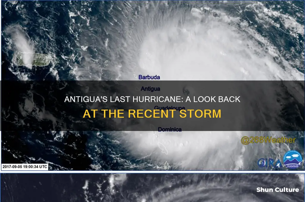 when was the last hurricane in antigua
