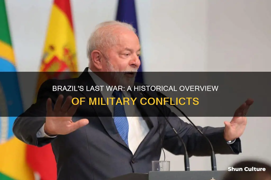 when was the last time brazil was in a war