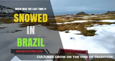 Rare Snowfall in Brazil: When Did It Last Blanket the Country?