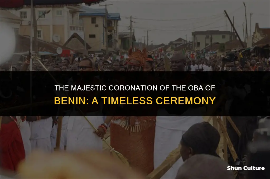 when was the oba of benin coronated