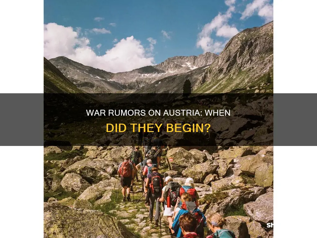 when was the rumor of war on austria