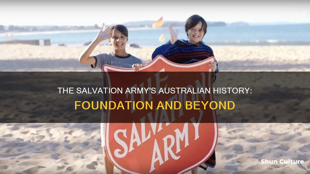 when was the salvation army founded in australia