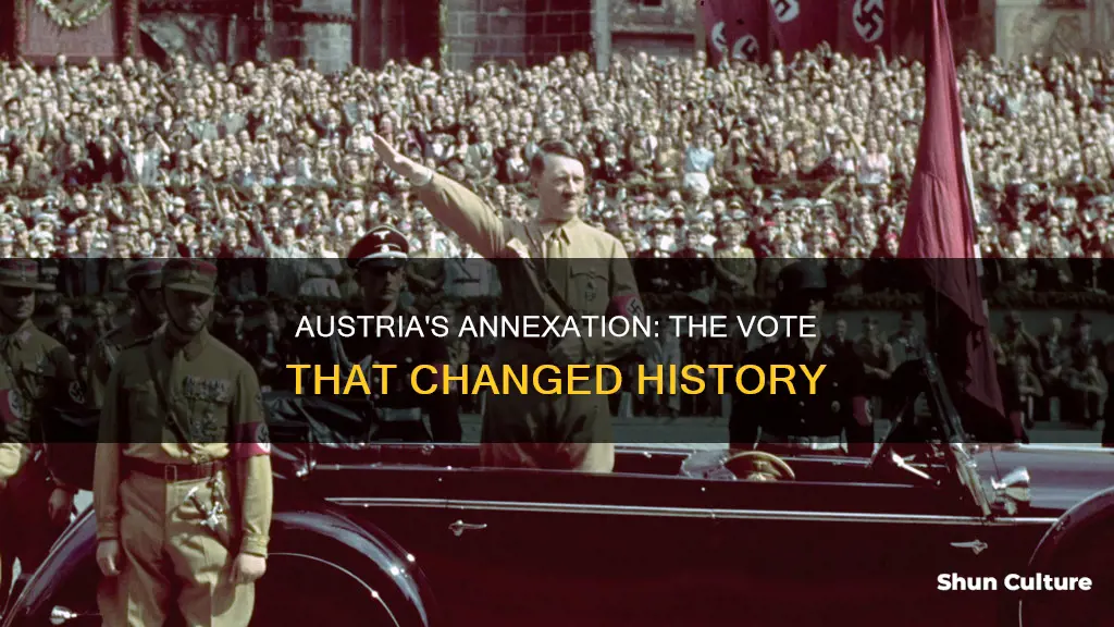 when was the vote to annex austria