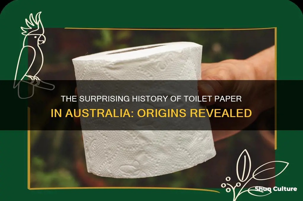 when was toilet paper first used in australia