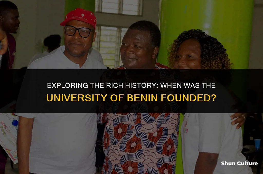 when was university of benin founded