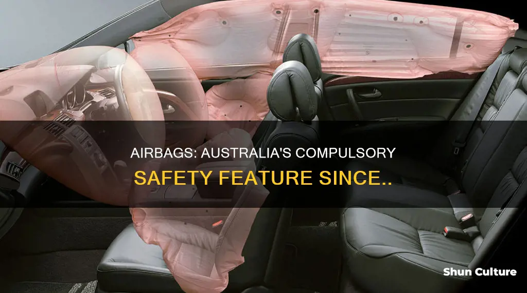 when were airbags made compulsory in australia