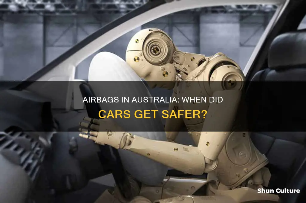 when were airbags put in cars in australia