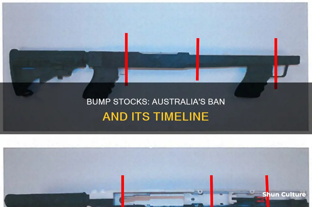 when were bump stocks made illegal in australia