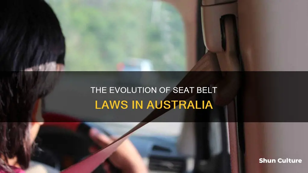 when were car seat belts made compulsory in australia