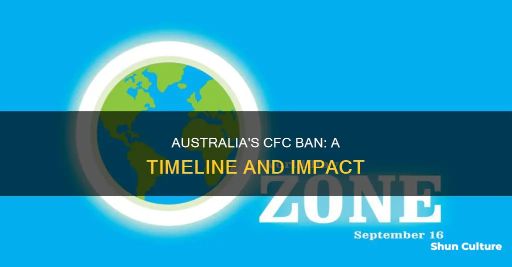 when were cfcs banned in australia